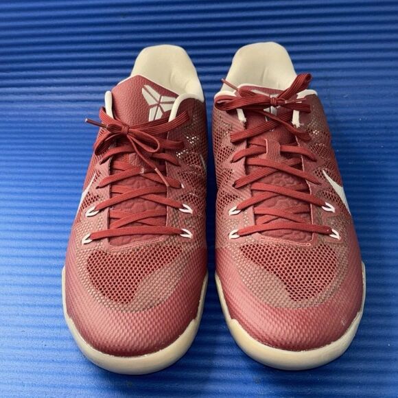Size 18- Men’s Nike Kobe 11 XI TB Team Red Silver Sneakers Shoes 856485-662 - Picture 4 of 8